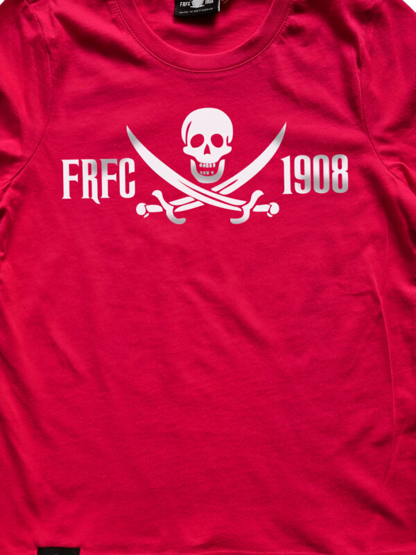 FRFC1908 Kids Pirate Shirt – Roze - Detailfoto