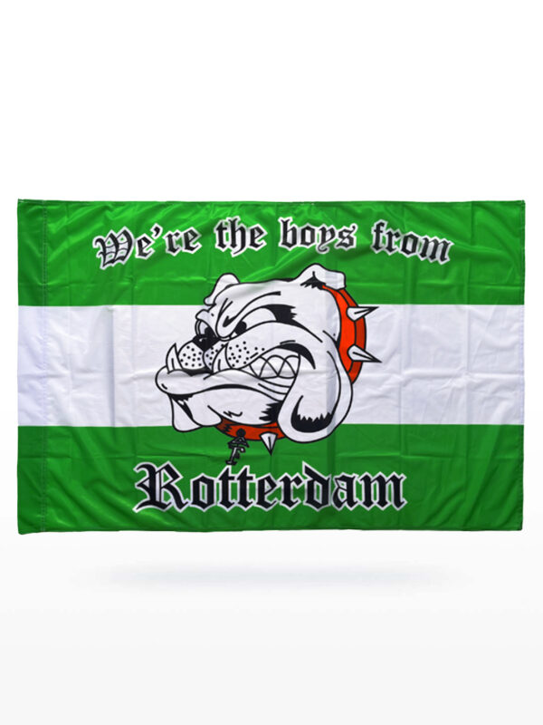 FRFC1908 Vlag – Bulldog Groen Wit Groen (100 x 150)