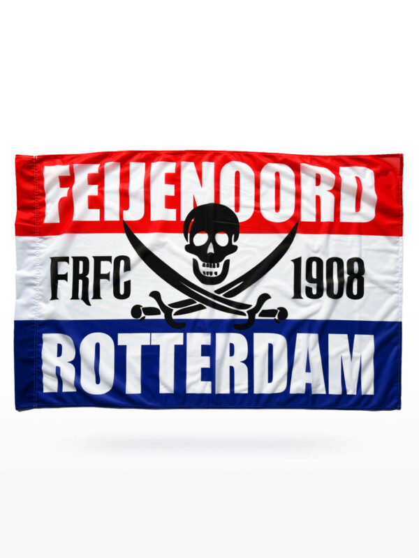 FRFC1908 Vlag - Pirate Rood-Wit-Blauw (100 x 150)