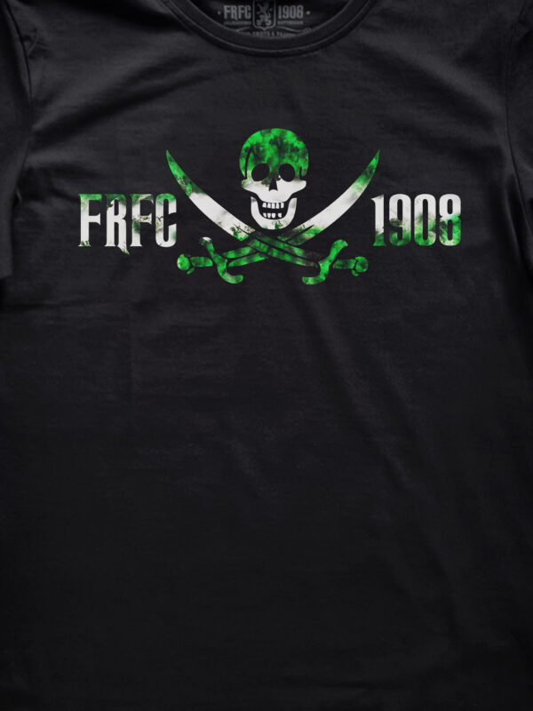 T-Shirt - FRFC Pirate GroenWitGroen - Rook